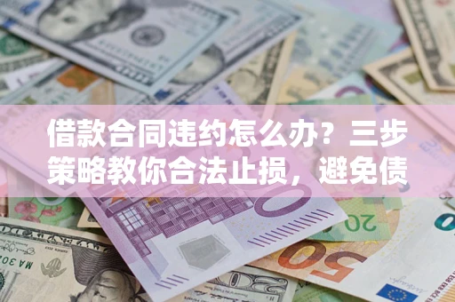 济南借款合同违约怎么办？三步策略教你合法止损，避免债务危机升级